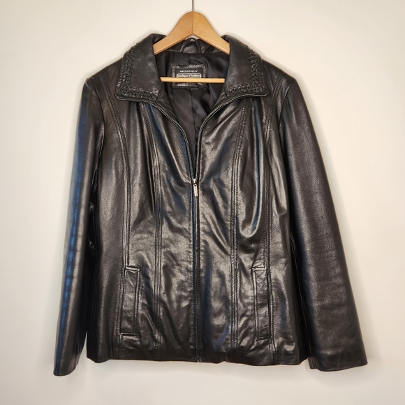 Black Leather Jacket - Picture 2 of 6